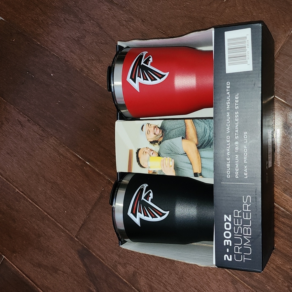 2 - Atlanta Falcons 30oz. Cruiser Tumblers, NWT.